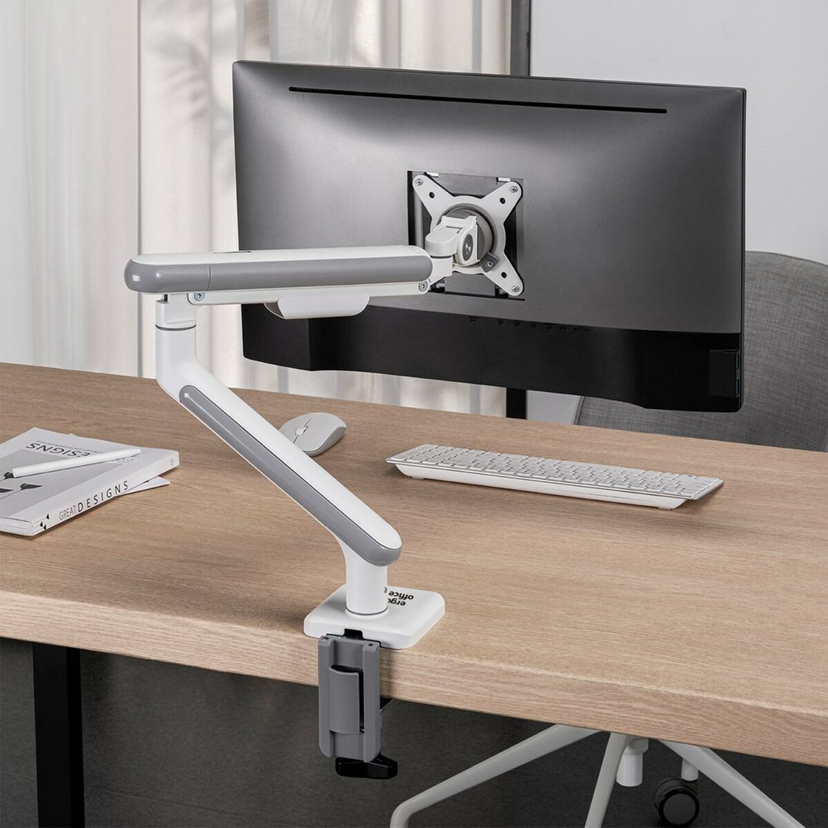 Suporte de Mesa para Ecrã Ergo Office ER-751 17"